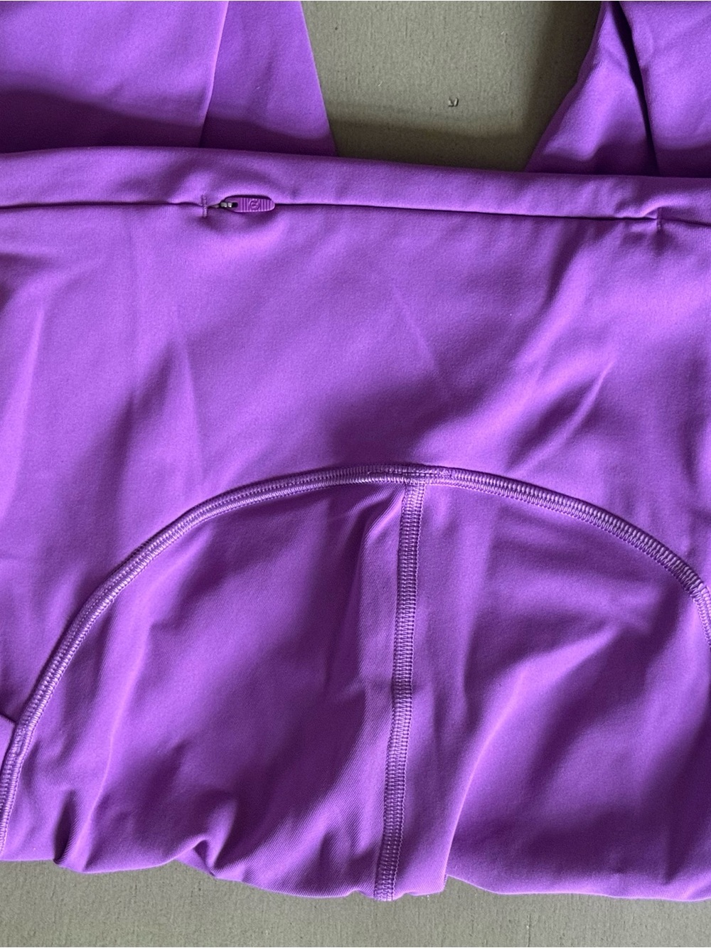 Lululemon Fast & Free High-Rise Purple Leggings with Side Pockets Size 4 28” - Picture 3 of 3